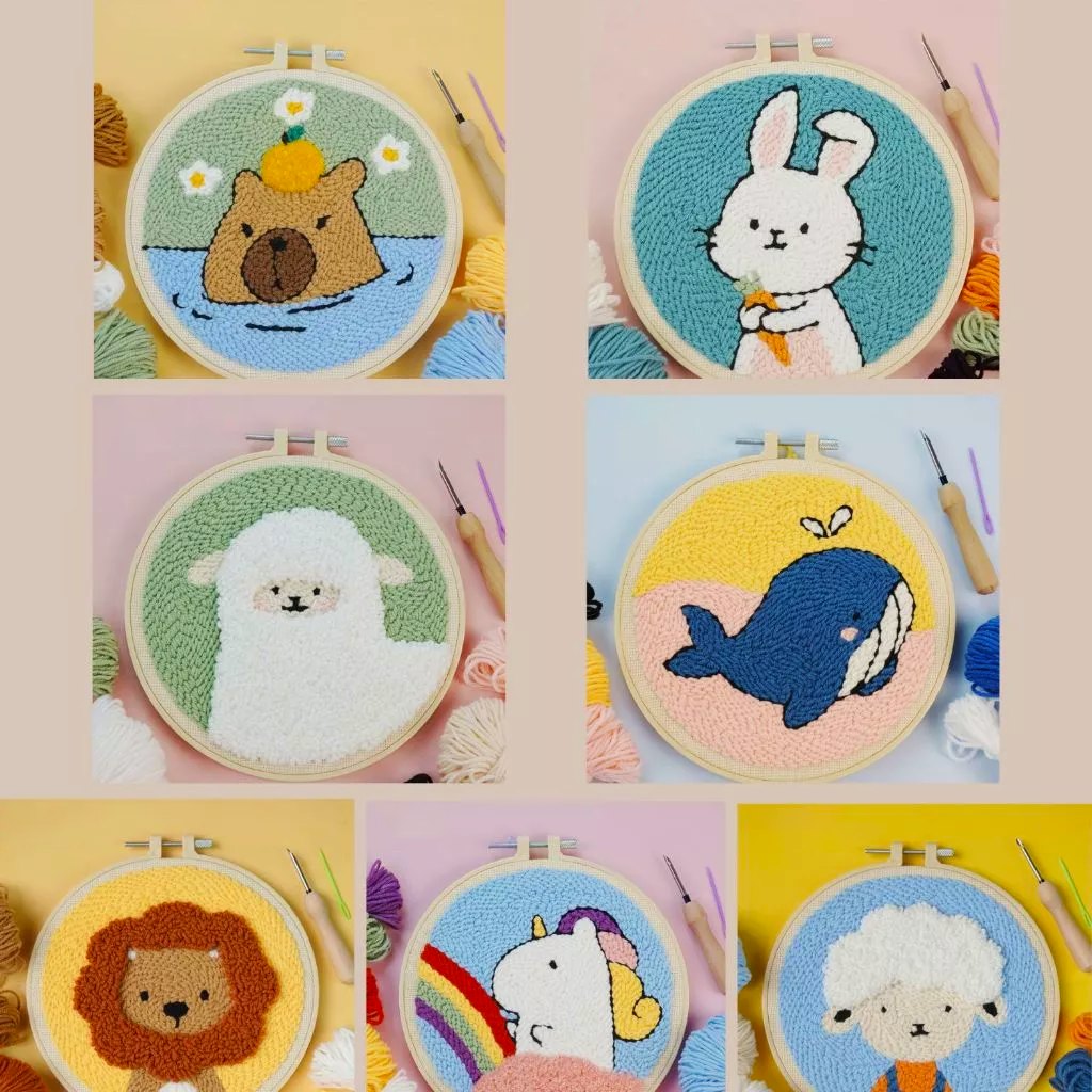 Capybara Punch Needle Kit