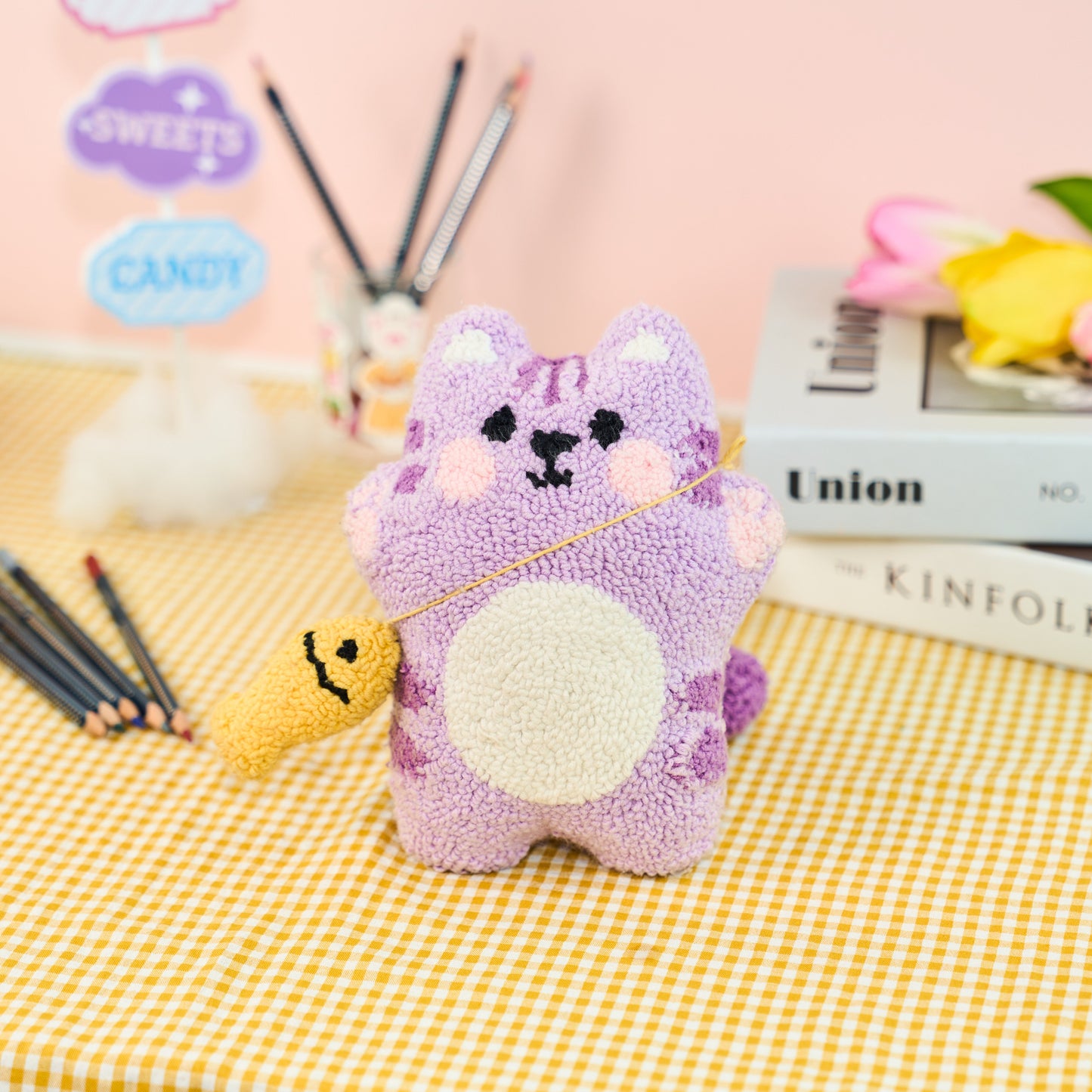 Neko The Cat Plush Toy Punch Needle Kit
