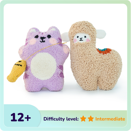 Neko & Milo Plush Toy Punch Needle Bundle
