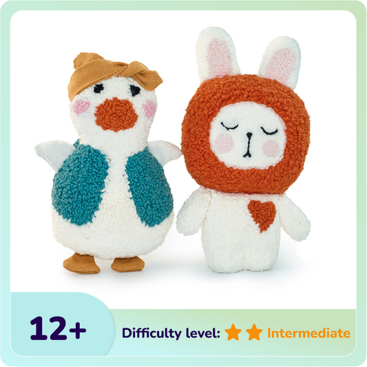 Dew & BunBun Plush Toy Punch Needle Bundle